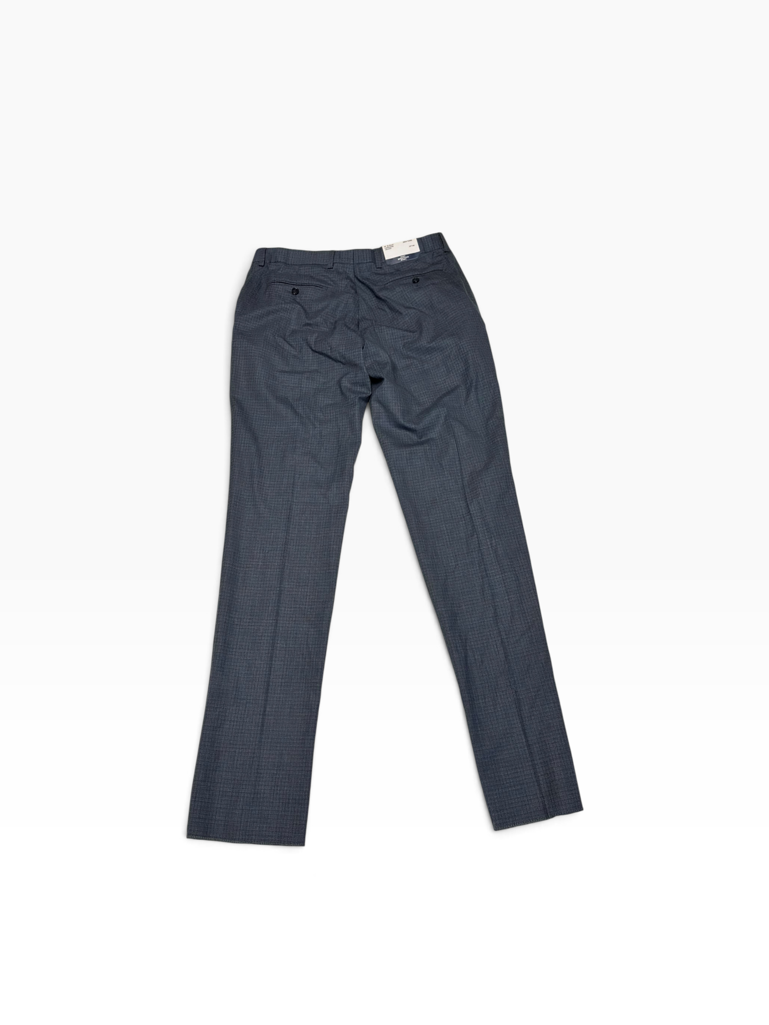 Hart Schaffner Marx Mens Regular fit Wool Dress Pants Size 33 Blue Plaid