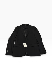 MNG Mens Super Slim fit Suit Jacket Blazer 42 R Black Solid