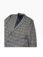 Tommy Hilfiger Mens Modern fit Sport Coat Blazer 46 R Charcoal Grey Plaid