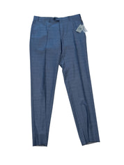 Canali Mens Regular fit Dress Suit Pants Size 37 Blue Wool