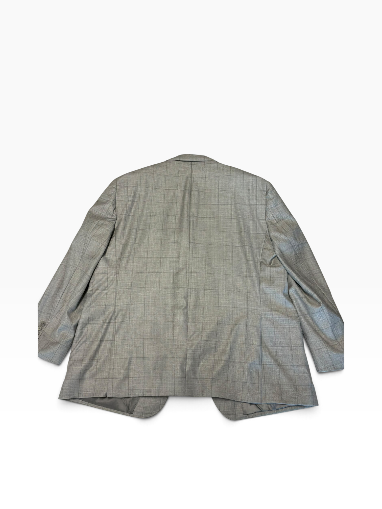 Hart Schaffner Marx Mens Classic fit 2 Piece Suit 48 R Pants 40 / 27 Grey Plaid