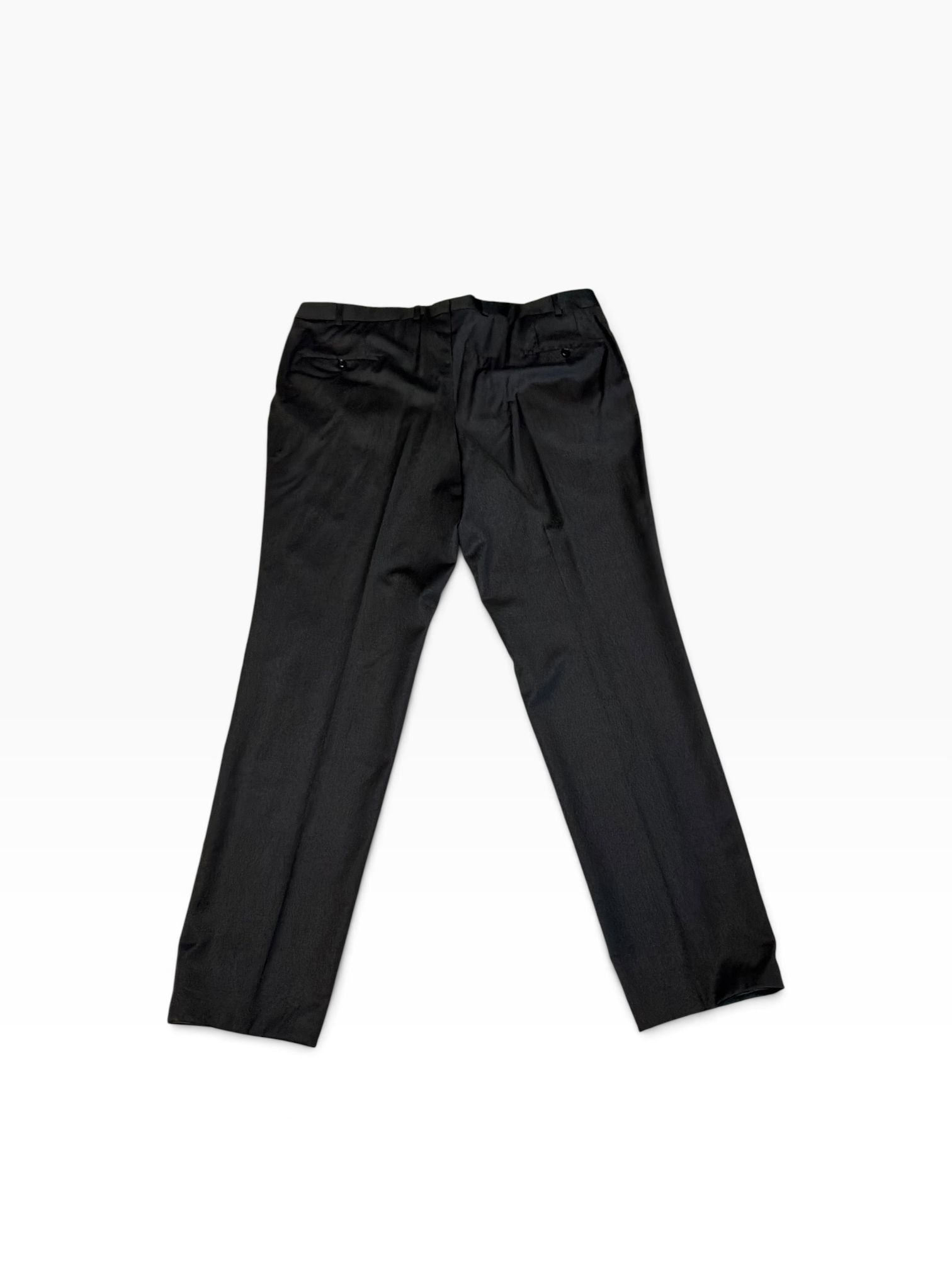 Hugo Boss Mens Modern fit Wool Dress Pants Size 38 Charcoal Gray Solid