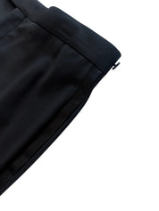 Paul Smith Mens Slim fit Tuxedo Pants Size 38 Black Solid