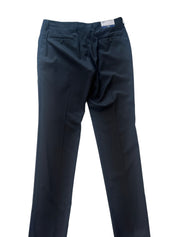 Hart Schaffner Marx Mens New York Dress Suit Pants Size 36 Black Solid Wool