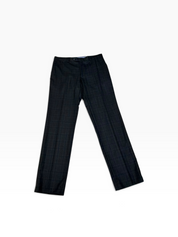 Tommy Hilfiger Mens Modern fit Wool Dress Pants 36 / 34 Charcoal Grey Blue Plaid