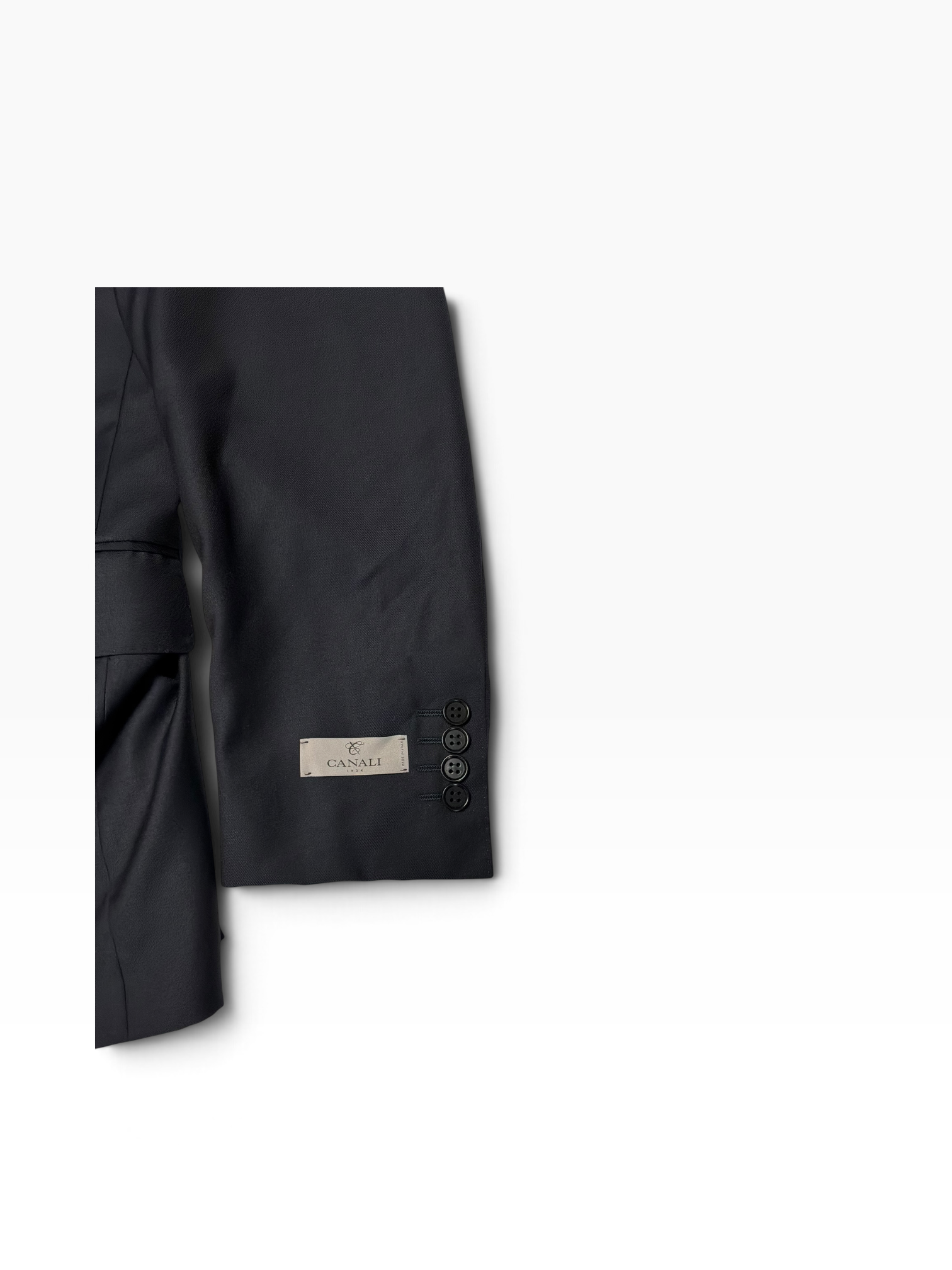 Canali Mens Classic fit Wool Siena Suit Jacket Blazer 42 R Navy Blue