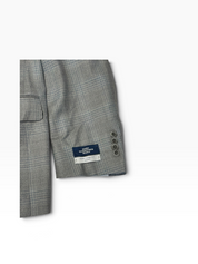 Hart Schaffner Marx Mens Classic fit Wool Suit Jacket Blazer 48 R Grey Plaid