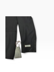 Canali Mens Classic fit Wool 2 Piece Tuxedo Suit 40 R Pants 33 / 30 Black Solid