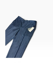 Canali Mens Regular fit Wool Dress Suit Pants Size 37 Blue Check