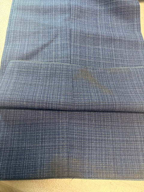 Hugo Boss Mens Modern fit Dress Pants 30 / 32 Navy Blue Plaid Stretch Wool