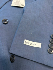 Bar Iii Mens Slim fit Wool Suit Jacket Blazer 40 S Blue Solid