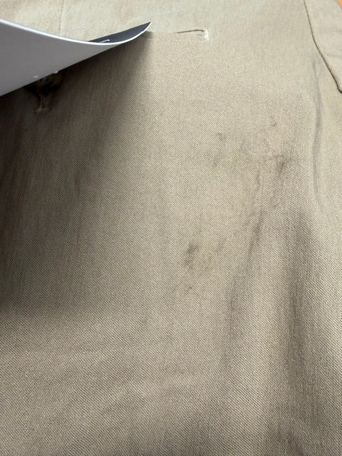 Tommy Hilfiger Mens Modern fit Dress Pants 34 / 30 Beige Solid Stretch