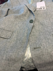 Bar Iii Mens Slim fit Suit Jacket Blazer 36 R Green Solid Linen