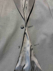 Bar Iii Mens Slim fit Tuxedo Jacket Blazer 44 S Black Solid Wool