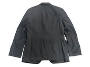 Perry Ellis Mens Modern fit Suit Jacket Blazer 38 S Black Solid Stretch