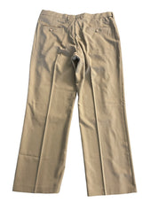 Haggar Mens Classic fit Chinos 38 / 30 Beige Solid