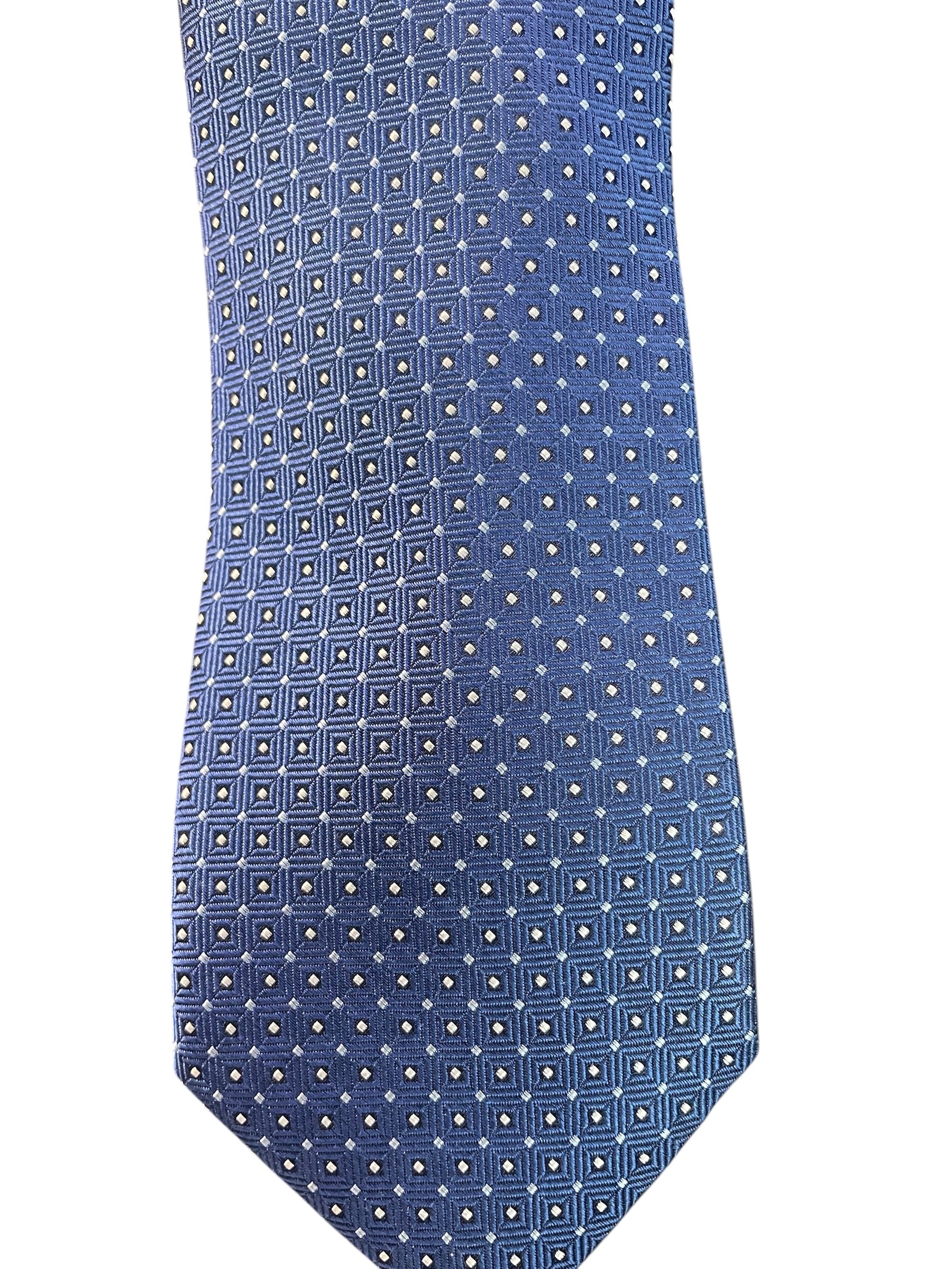 Michael Kors Mens Marbury Dot Necktie Blue Tie
