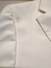 Tommy Hilfiger Mens Modern fit Cotton Suit Jacket Blazer 40 S White Stretch