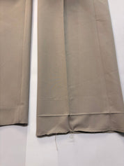 Perry Ellis Mens Modern fit Dress Pants 33 / 29 Beige Solid Stretch