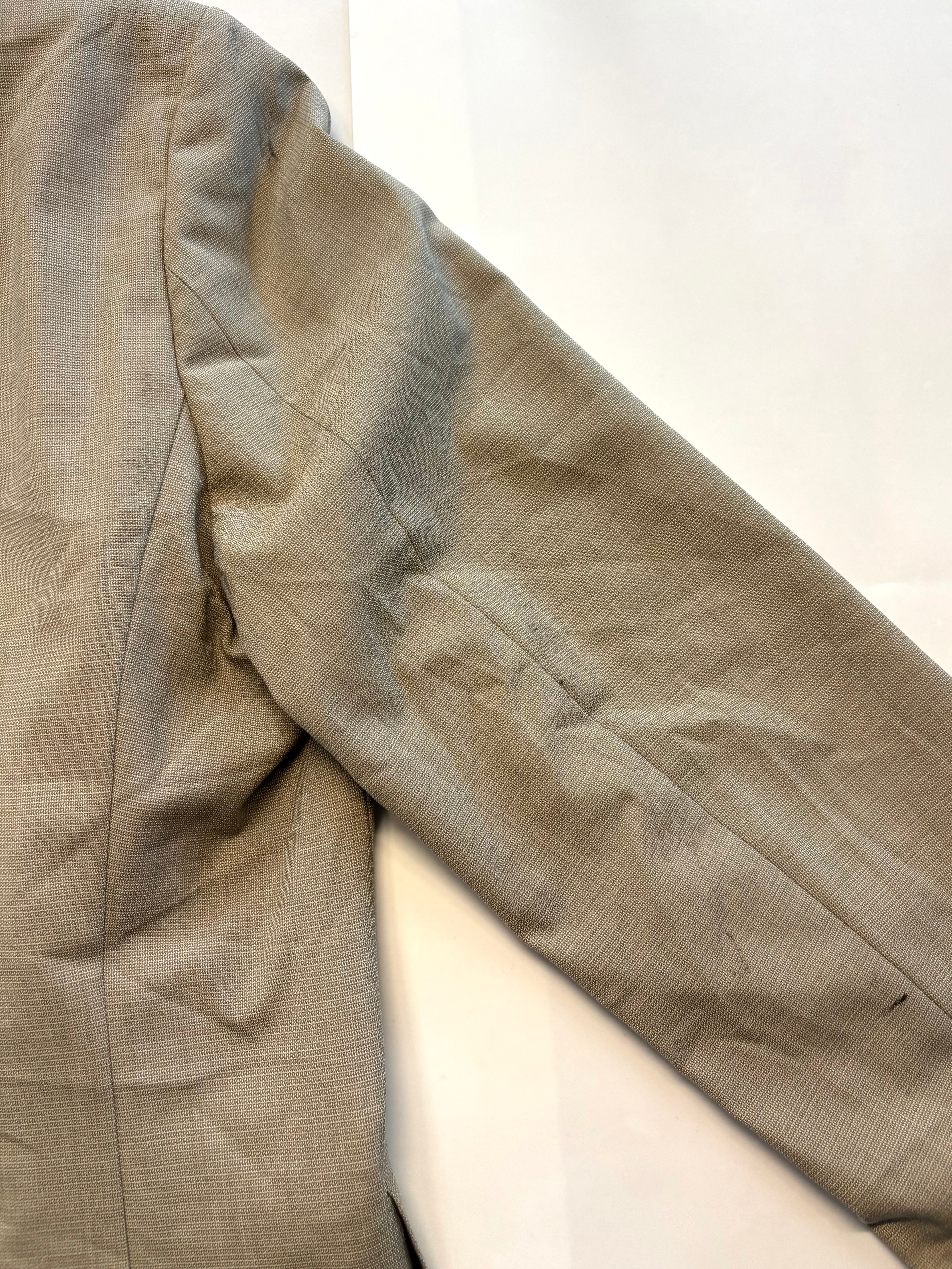 Hugo Boss Mens Modern fit Suit Jacket Blazer 42 R Light Brown Tan Solid