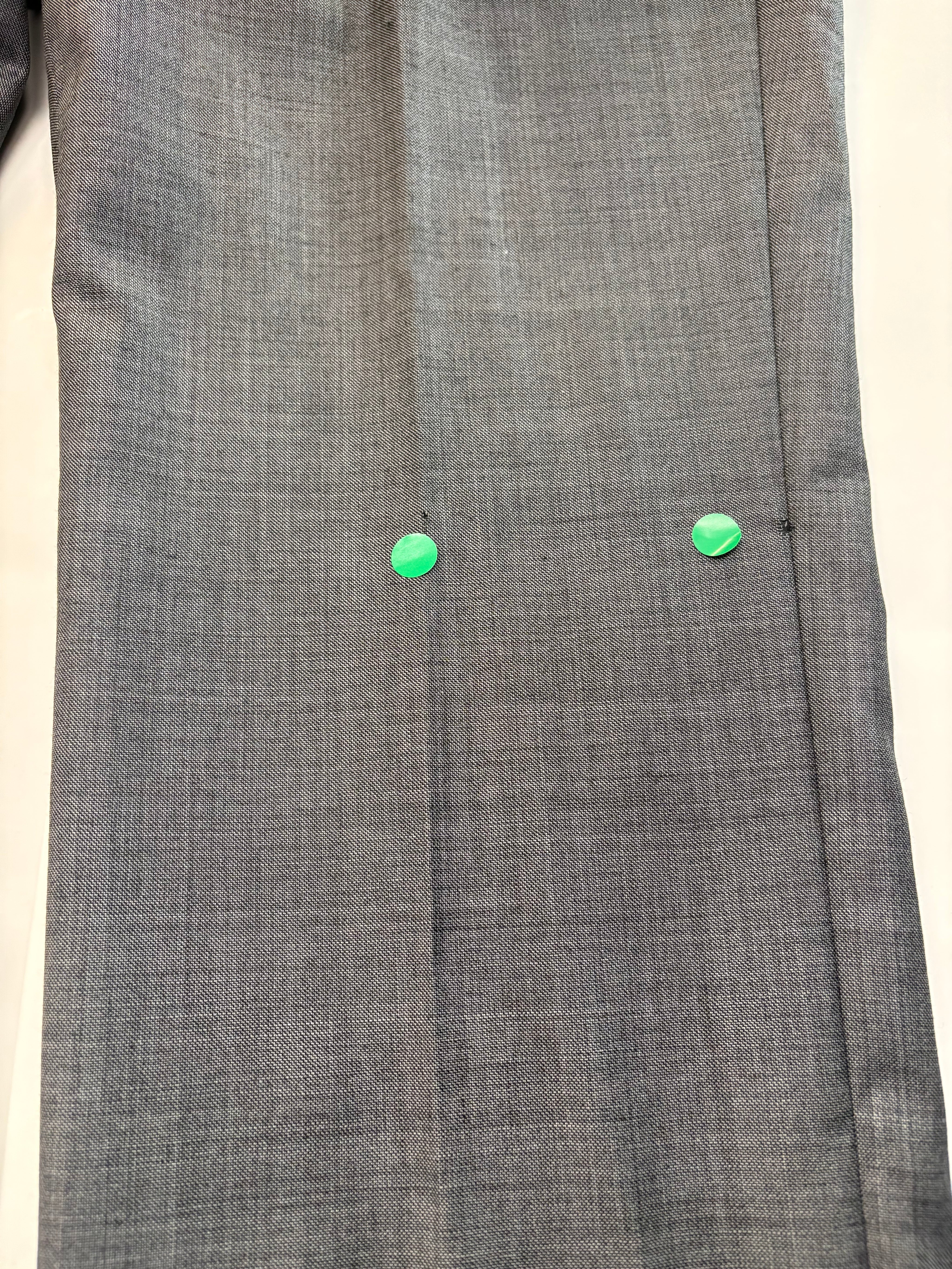 Calvin Klein Mens Slim fit Wool Dress Pants 32 / 30 Grey Solid
