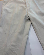 Kenneth Cole Mens Slim fit Dress Pants 32 / 32 Beige Solid