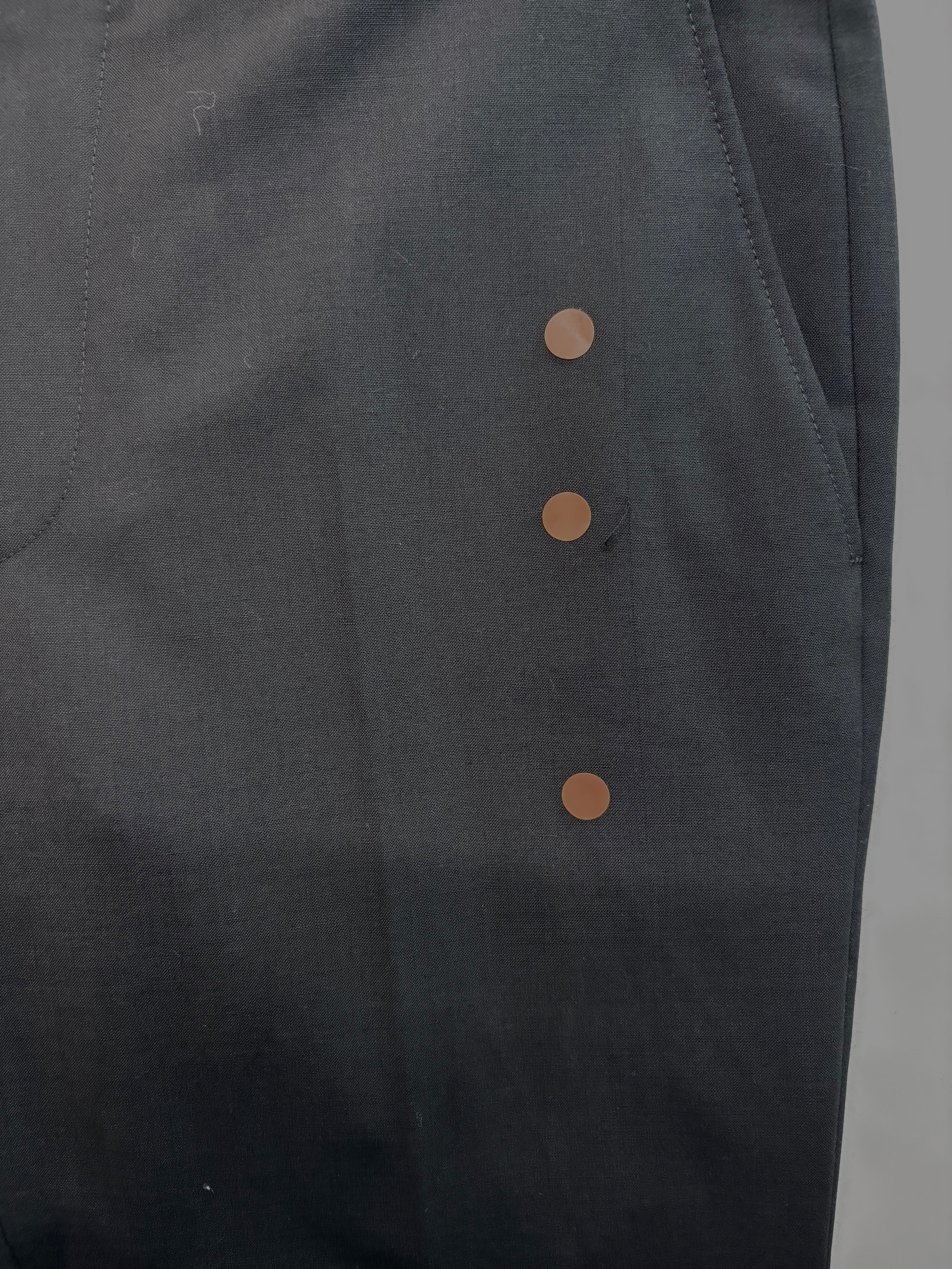 Bar Iii Mens Slim fit Wool Dress Pants 32 / 32 Black Solid