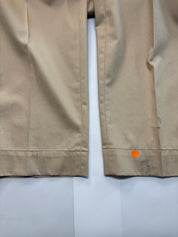 Brooks Brothers Mens Classic fit Cotton Chinos Pants 38 / 32 Beige Solid