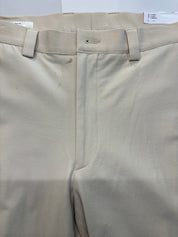 Calvin Klein Mens Slim fit Cotton Dress Pants 34 / 32 Beige Solid