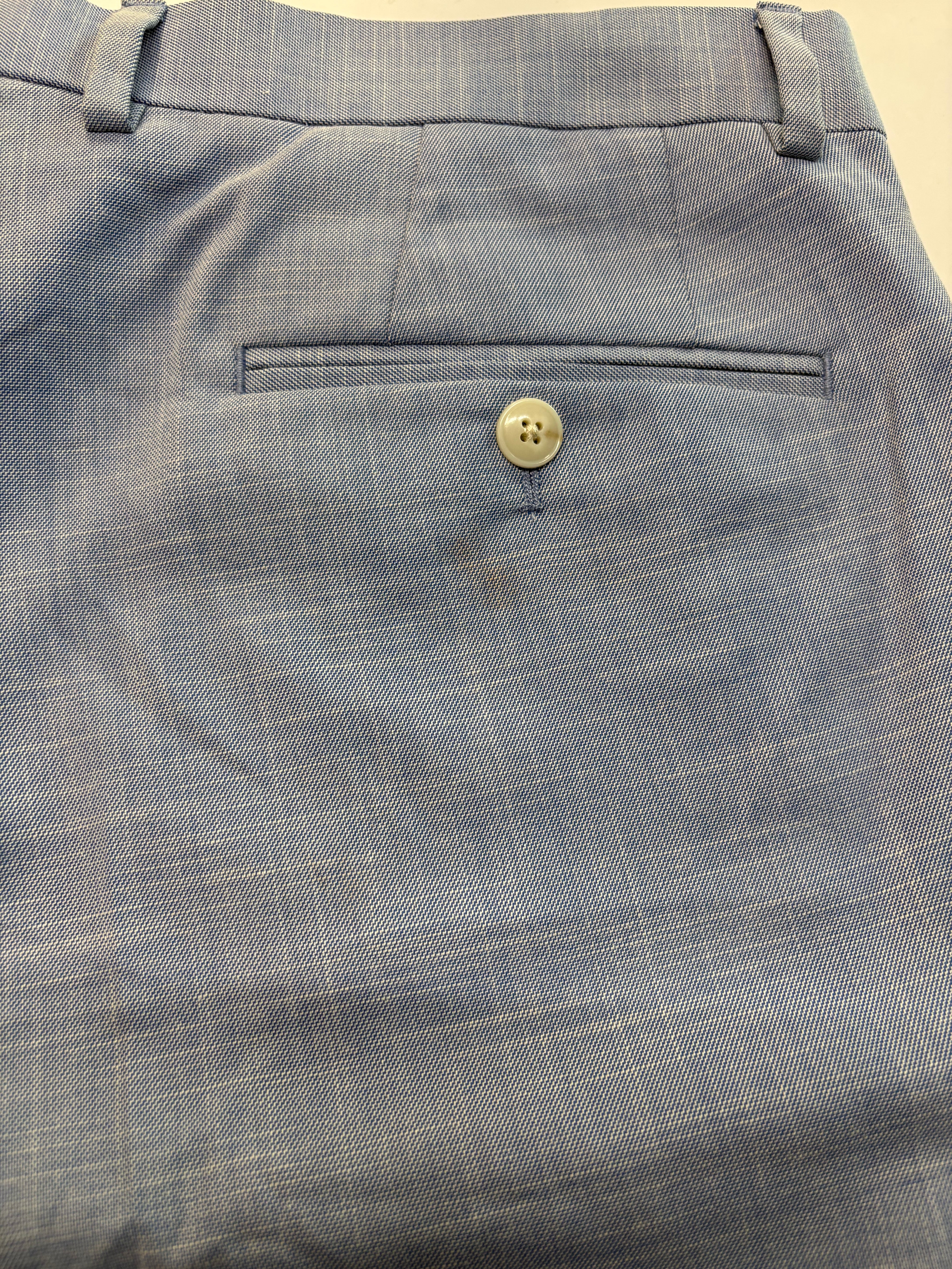 Michael Kors Mens Classic fit Dress Pants 34 / 30 Light Blue Solid