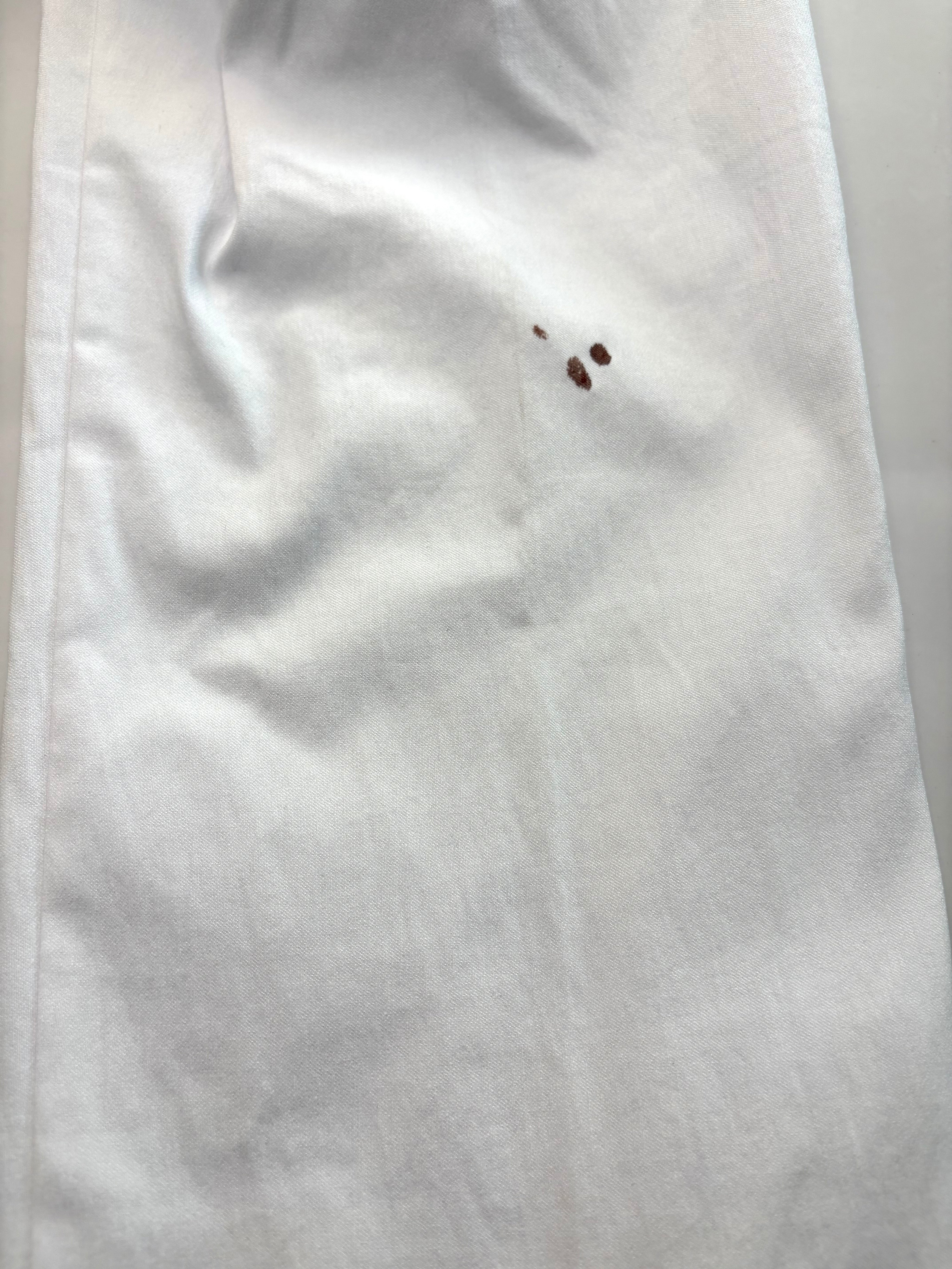 Tommy Hilfiger Mens Modern fit Dress Pants 30 / 30 White Solid Stretch
