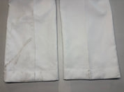 Tayion Mens Classic fit Dress Pants 38 / 34 White Solid