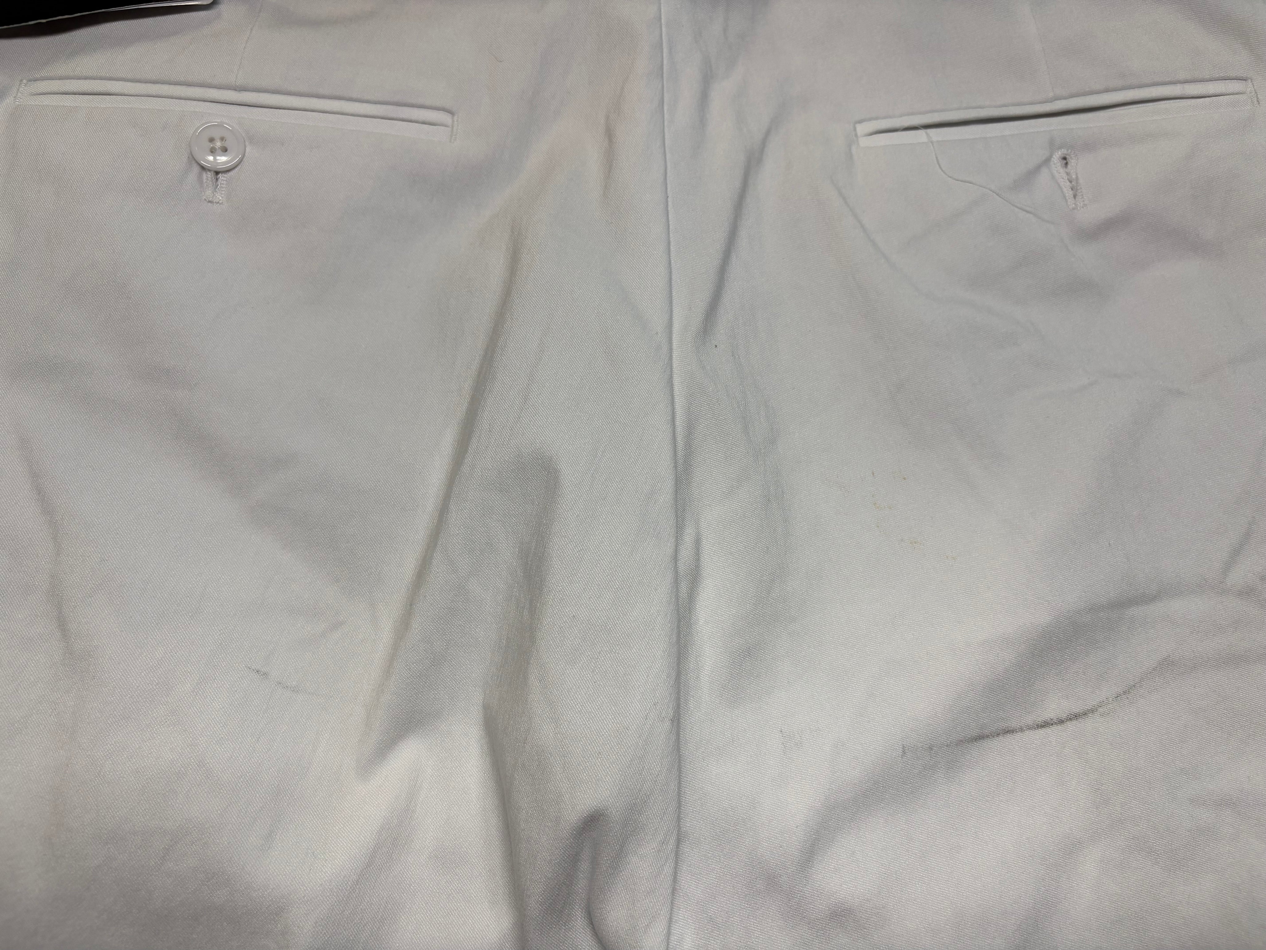 Tommy Hilfiger Mens Modern fit Dress Pants 33 / 30 White Solid