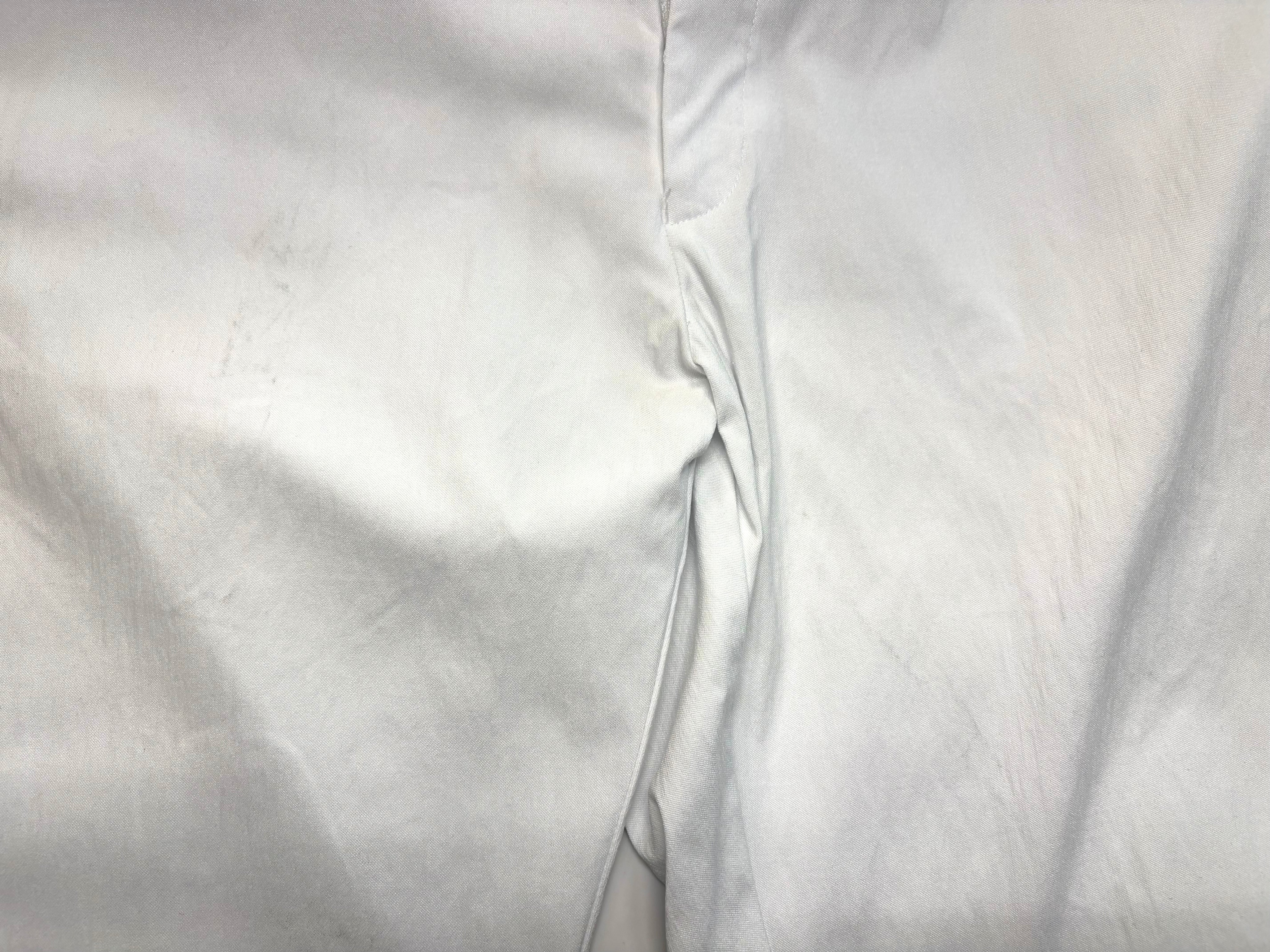 Tommy Hilfiger Mens Modern fit Dress Pants 40 / 32 White Solid Stretch