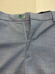 Perry Ellis Mens Modern fit Dress Pants 36 / 30 Light Blue Solid Stretch