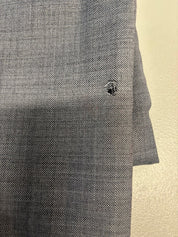 Calvin Klein Mens Slim fit Dress Pants 33 / 30 Grey Solid Stretch Wool