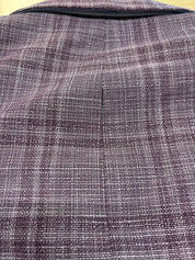 Tommy Hilfiger Mens Modern fit Sport Coat Blazer 38 S Purple Windowpane