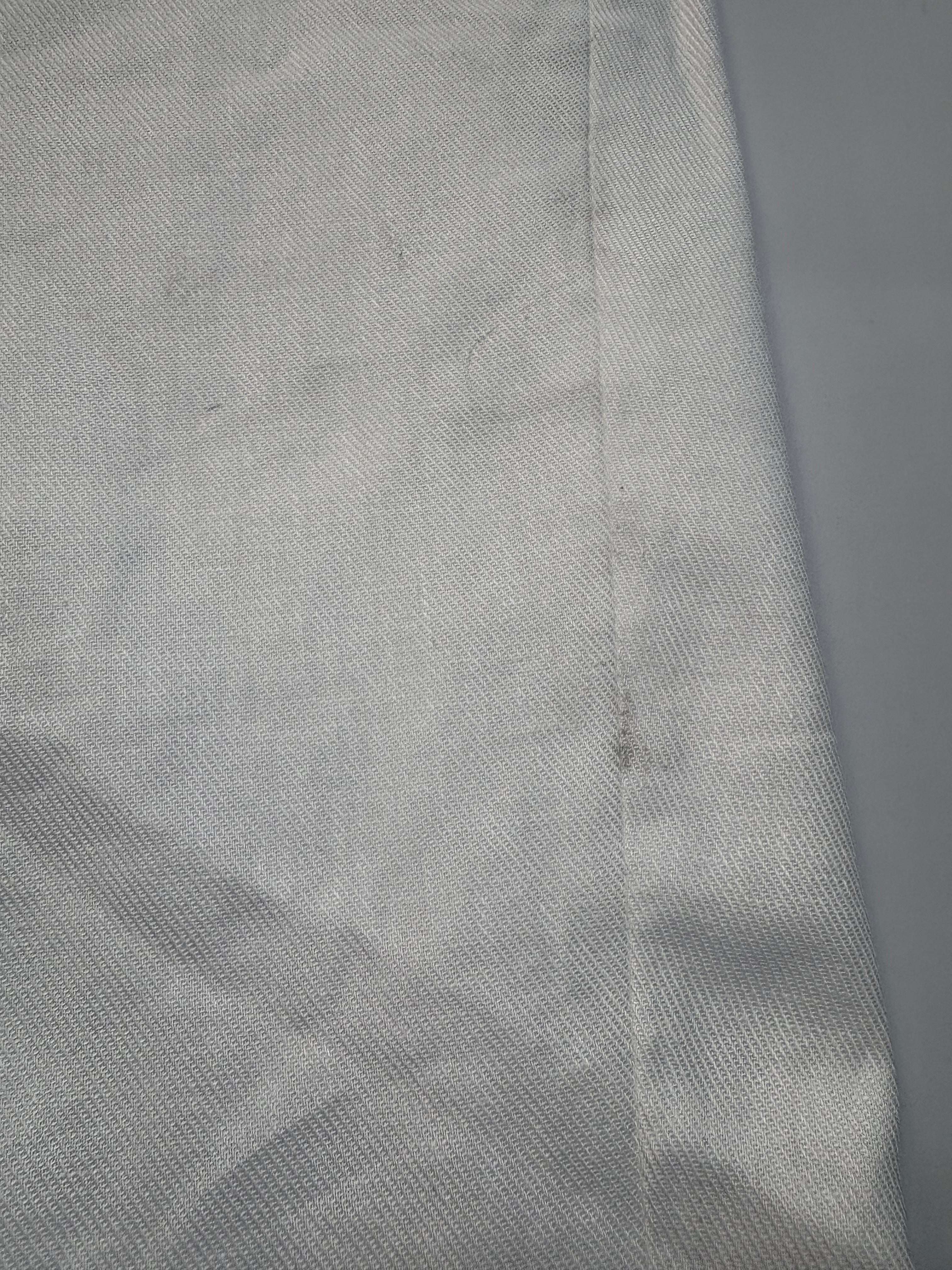 Bar Iii Mens Slim fit Linen Cotton Dress Pants 34 / 30 White Solid