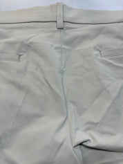 Kenneth Cole Mens Slim fit Dress Pants 34 / 30 Beige Solid Stretch