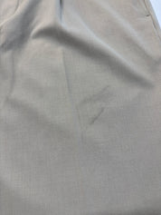 Tommy Hilfiger Mens Relaxed fit Pleated Dress Pants 34 / 32 Beige Solid