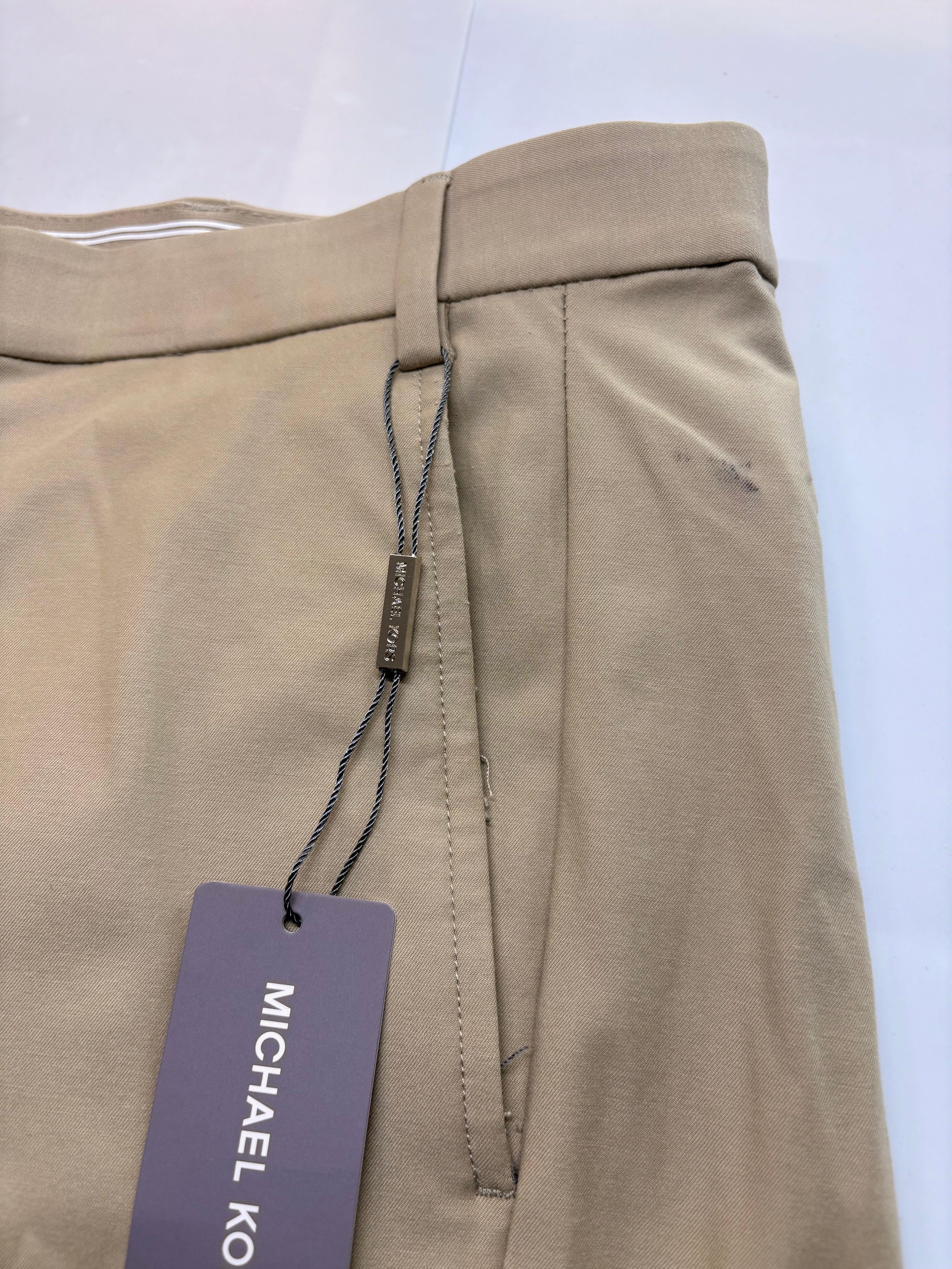 Michael Kors Mens Classic fit Dress Pants 38 / 32 Beige Solid