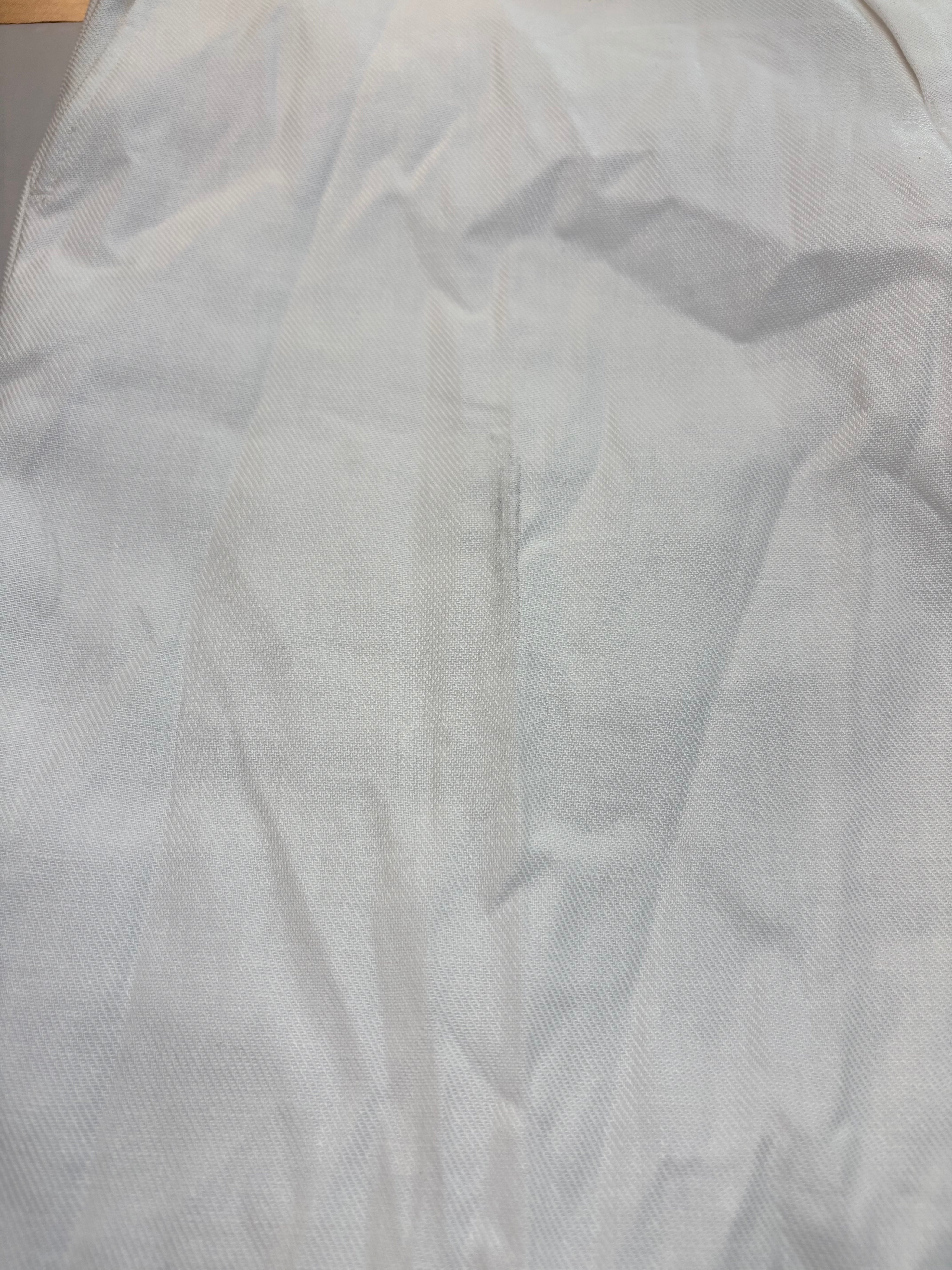 Bar Iii Mens Slim fit Linen Cotton Dress Pants 32 / 32 White Solid