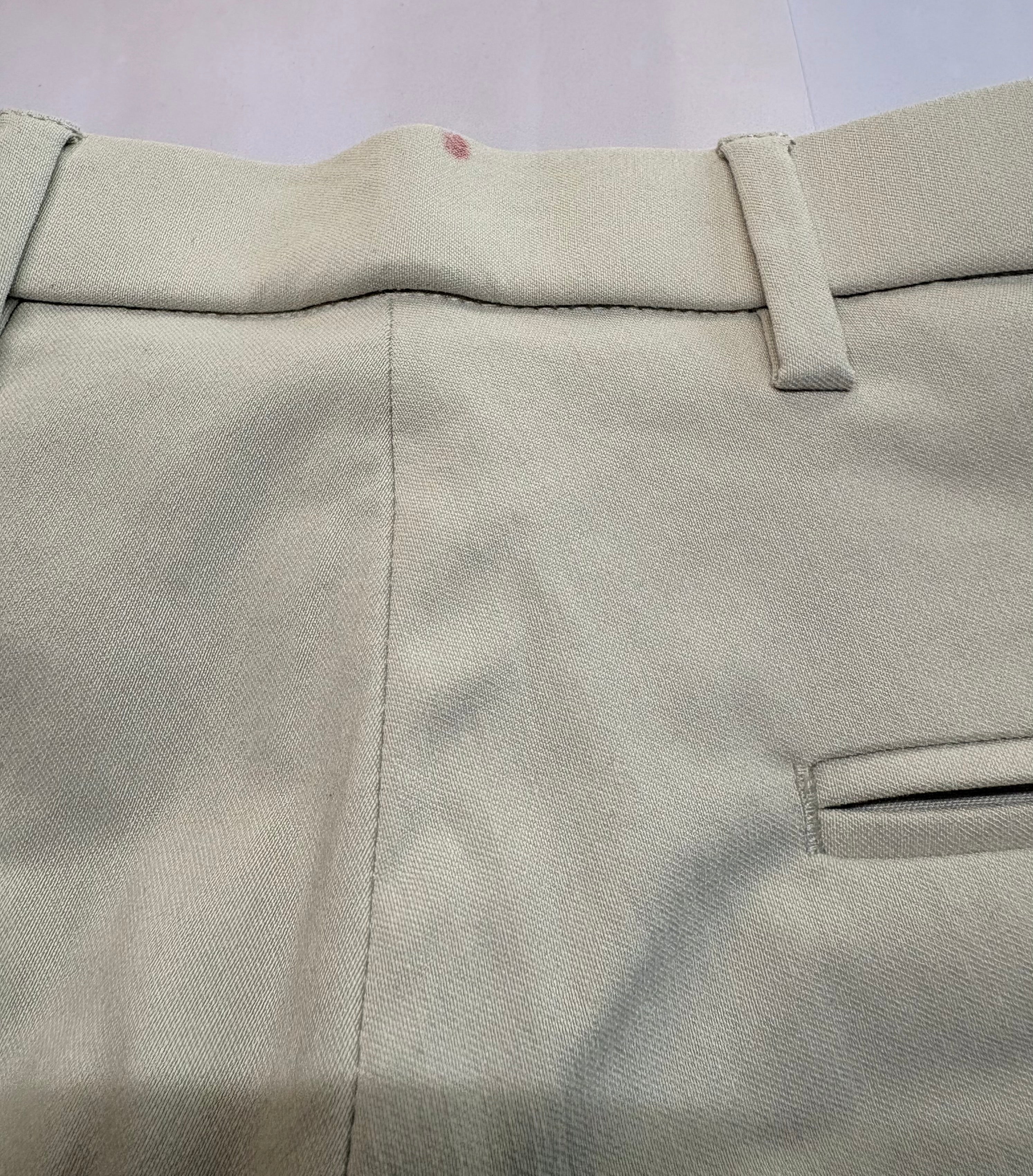 Tommy Hilfiger Mens Modern fit Dress Pants 30 / 30 Cream Solid