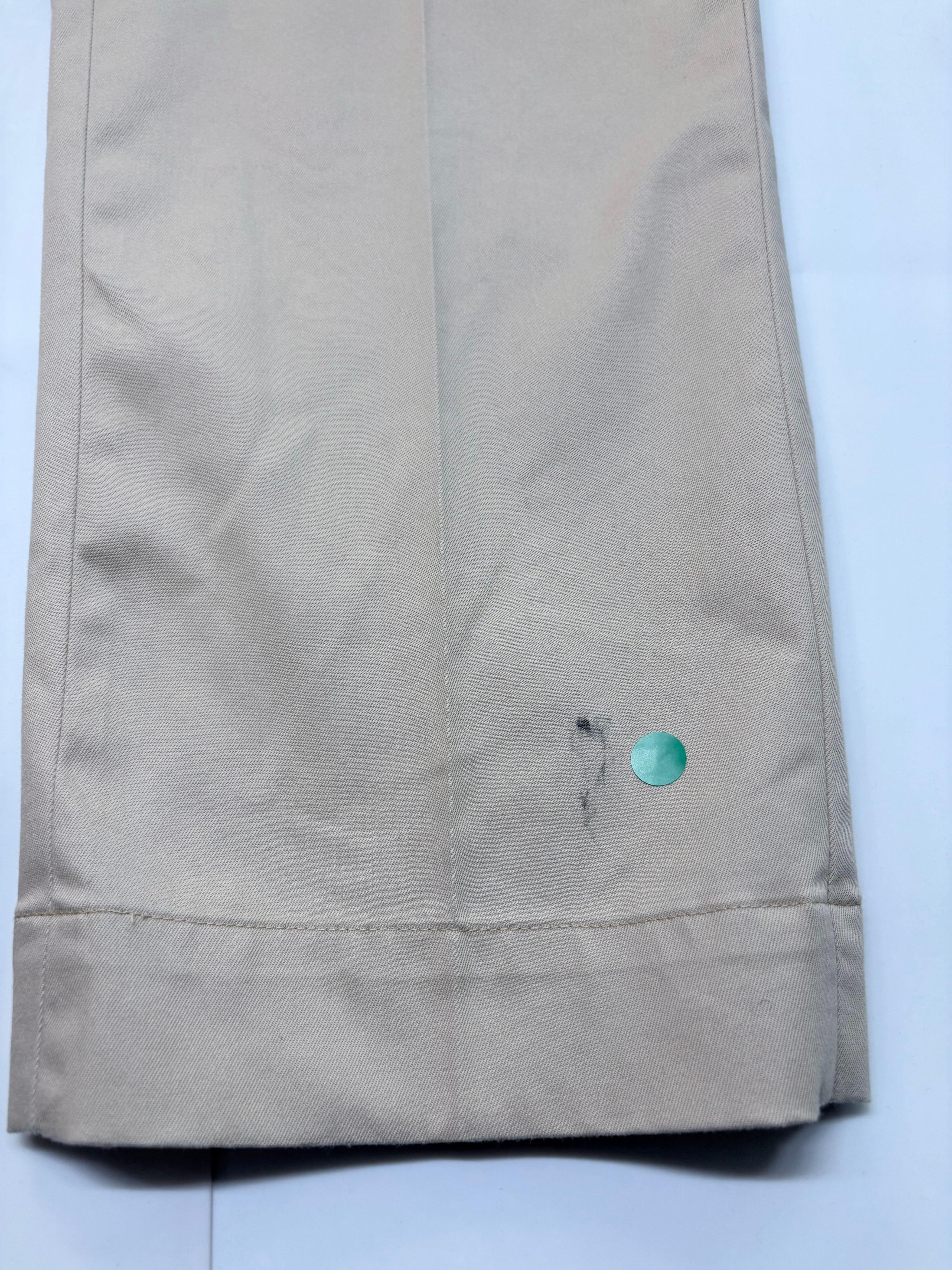 Brooks Brothers Mens Classic fit Cotton Chinos 32 / 32 Beige Solid