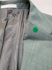 Michael Kors Mens Regular fit Wool Suit Jacket Blazer 42 L Green Solid