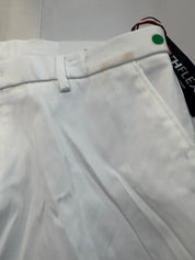 Tommy Hilfiger Mens Modern fit Dress Pants 34 / 32 White Th Flex Stretch Solid