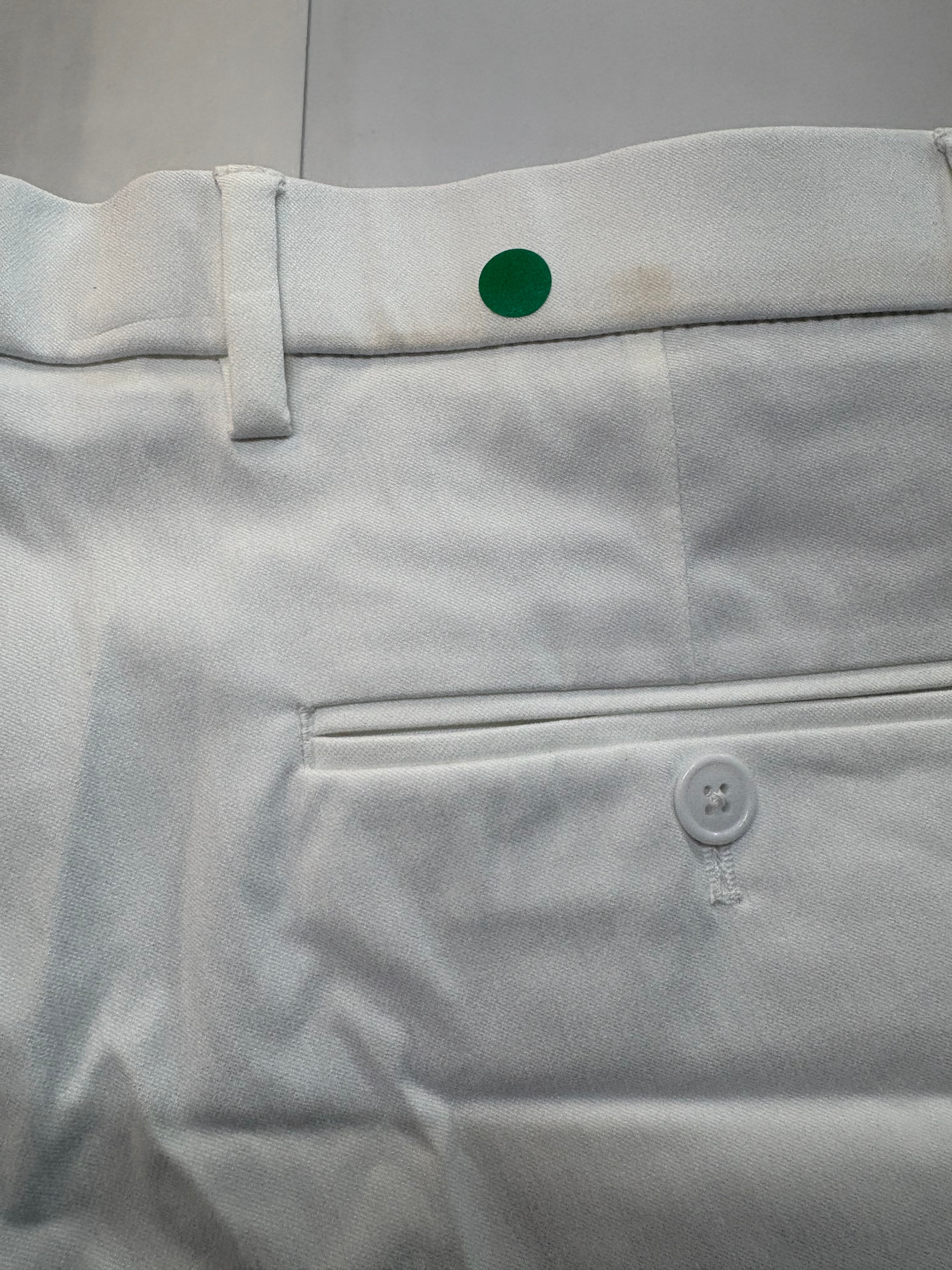 Tommy Hilfiger Mens Modern fit Dress Pants 34 / 32 White Th Flex Stretch Solid