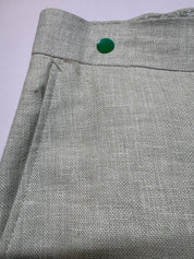 Bar Iii Mens Slim fit Linen Cotton Dress Pants 33 / 32 Mint Green Solid