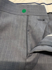 Kenneth Cole Mens Slim fit Dress Pants 34 / 30 Blue Striped