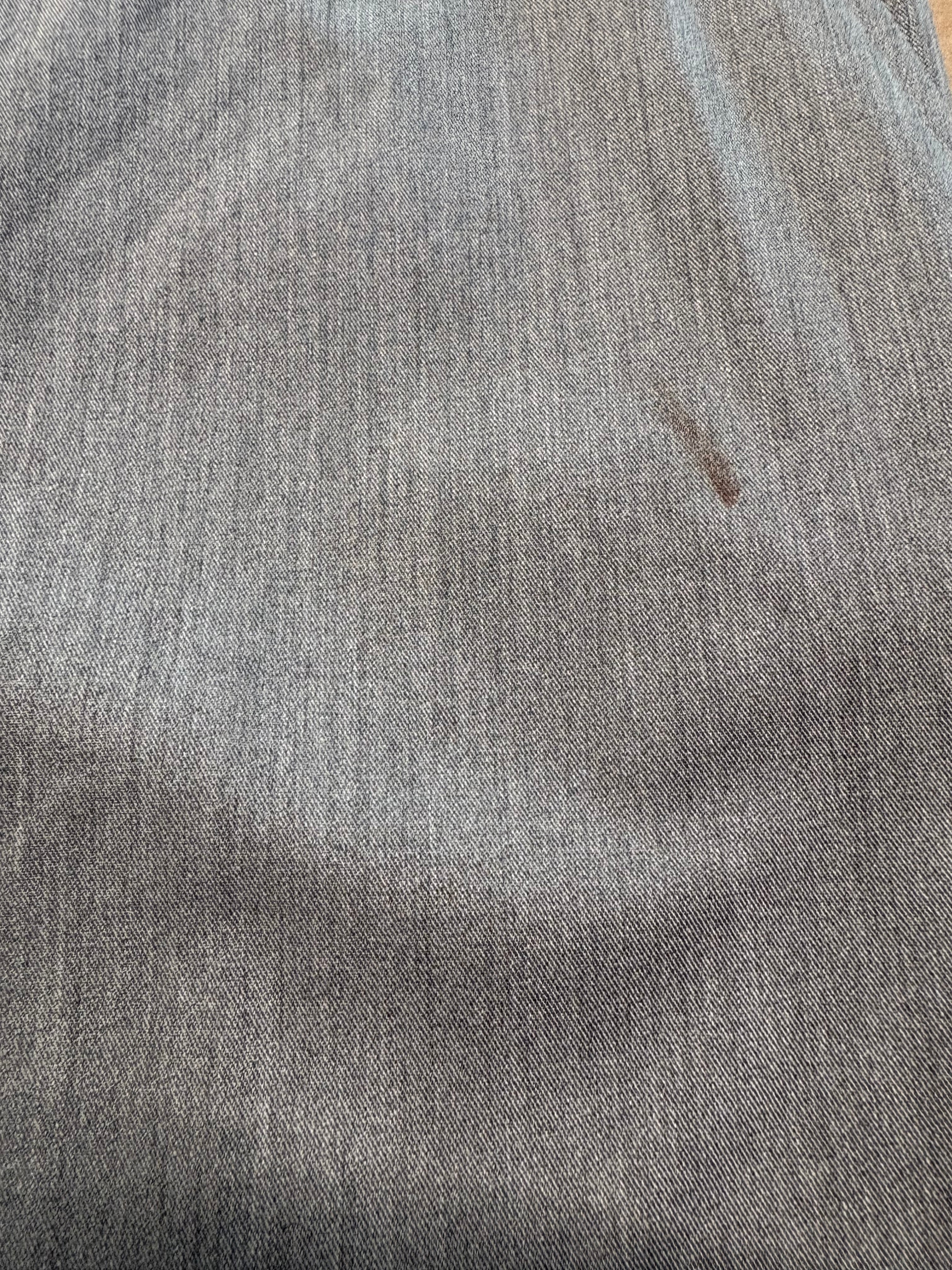 Kenneth Cole Mens Slim fit Dress Pants 30 / 30 Light Gray Solid